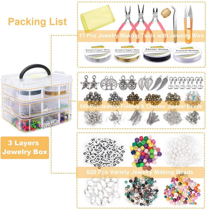 1171pcs Ultimate DIY Jewelry Making Kit -