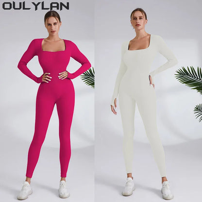 Tracksuit Jumpsuit Gym Workout Yoga Clothes Fitness